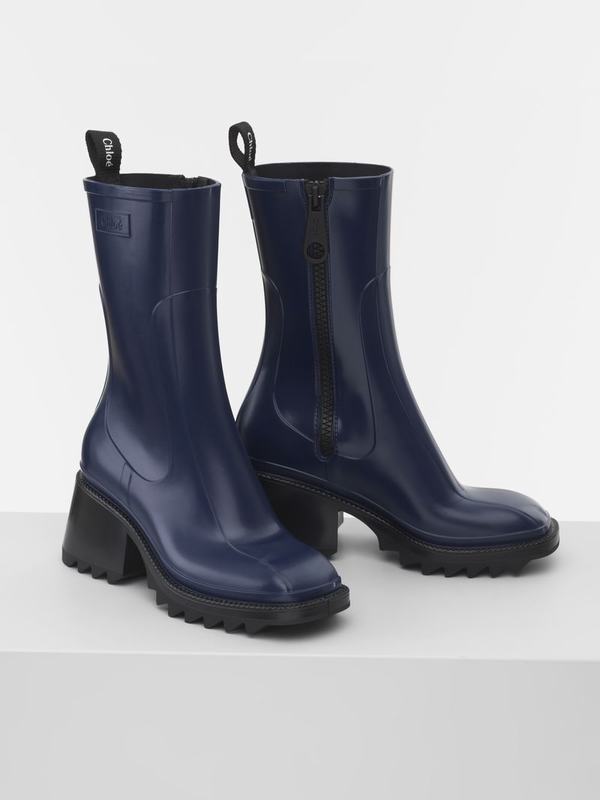 Botas de Lluvia Mujer Chloé Betty Azul Pvc KGZY29831